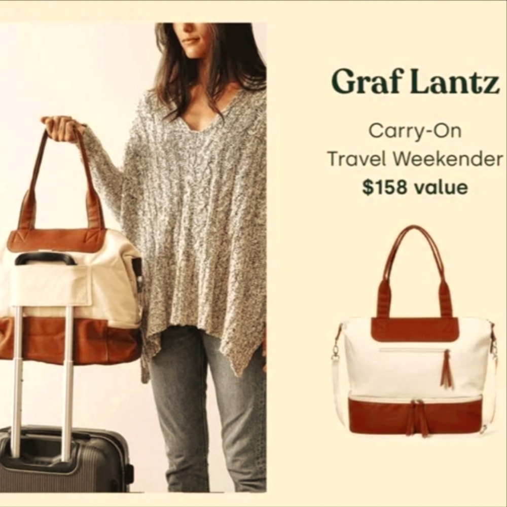 Alltrue Graf Lantz Carry-On Travel Weekender Tote Bag